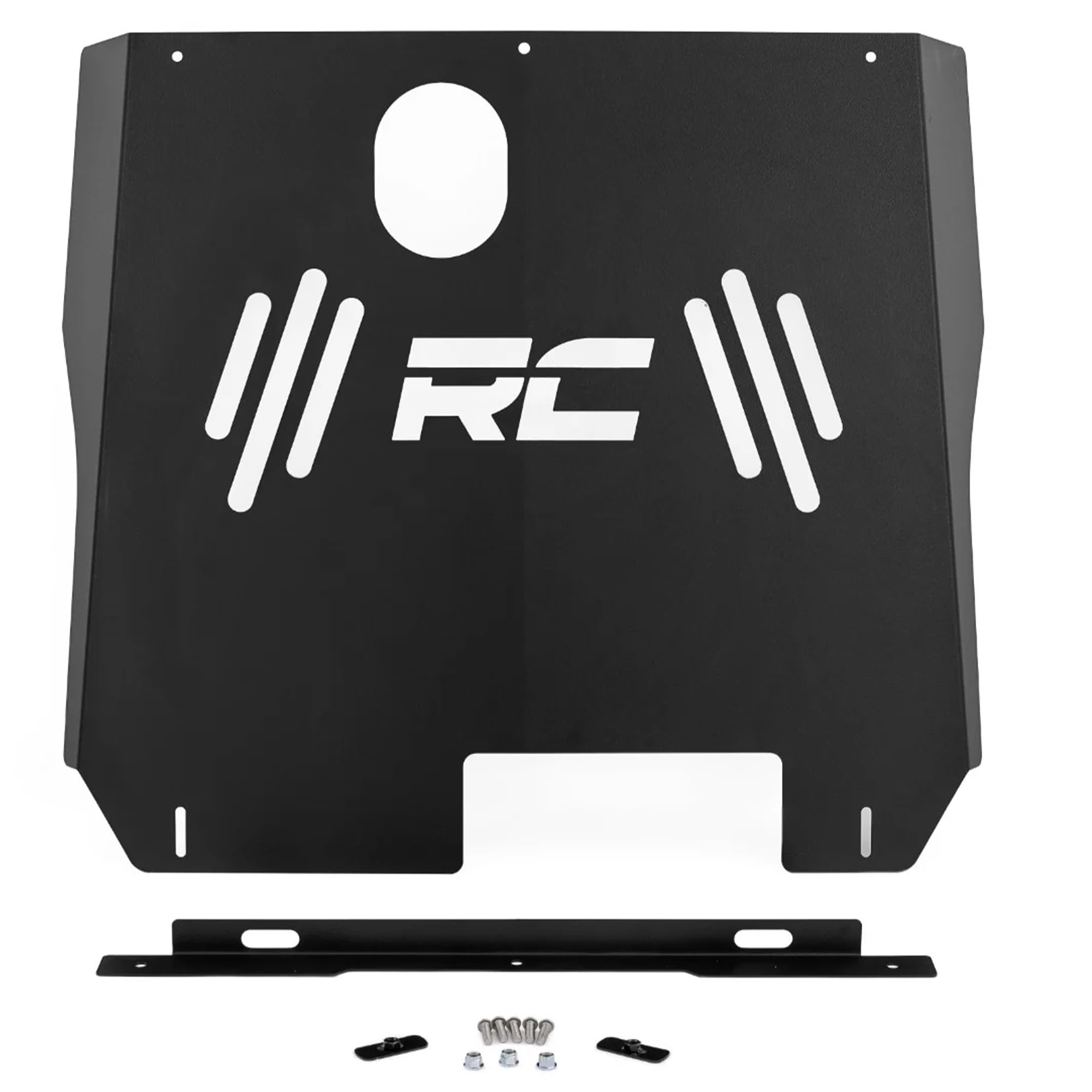 Rough Country Catalytic Converter Shield for Ram 1500 (2019-2024) - Anti Theft Skid Plate, 14-Gauge Steel, Bolt-On Protection & Powder-Coated Finish-image-29