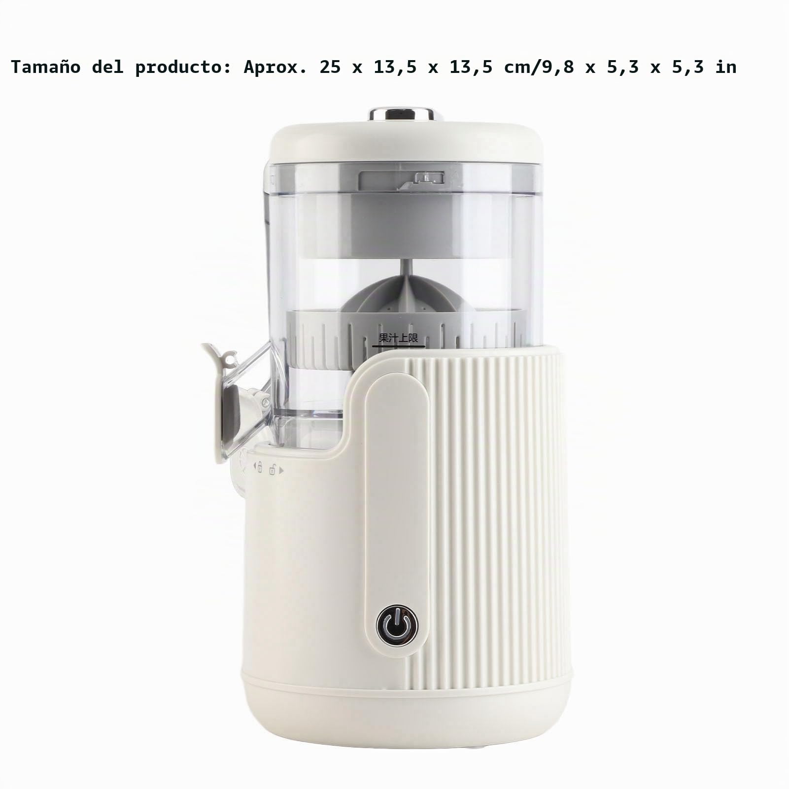 Máquina Exprimidor Eléctrico Recargable USB con Motor de 360 Grados, Exprimidor de Jugo, Compacto y Práctico, Caño a Prueba de Fugas, Materiales Seguros, Frutas Cítricas, Batería