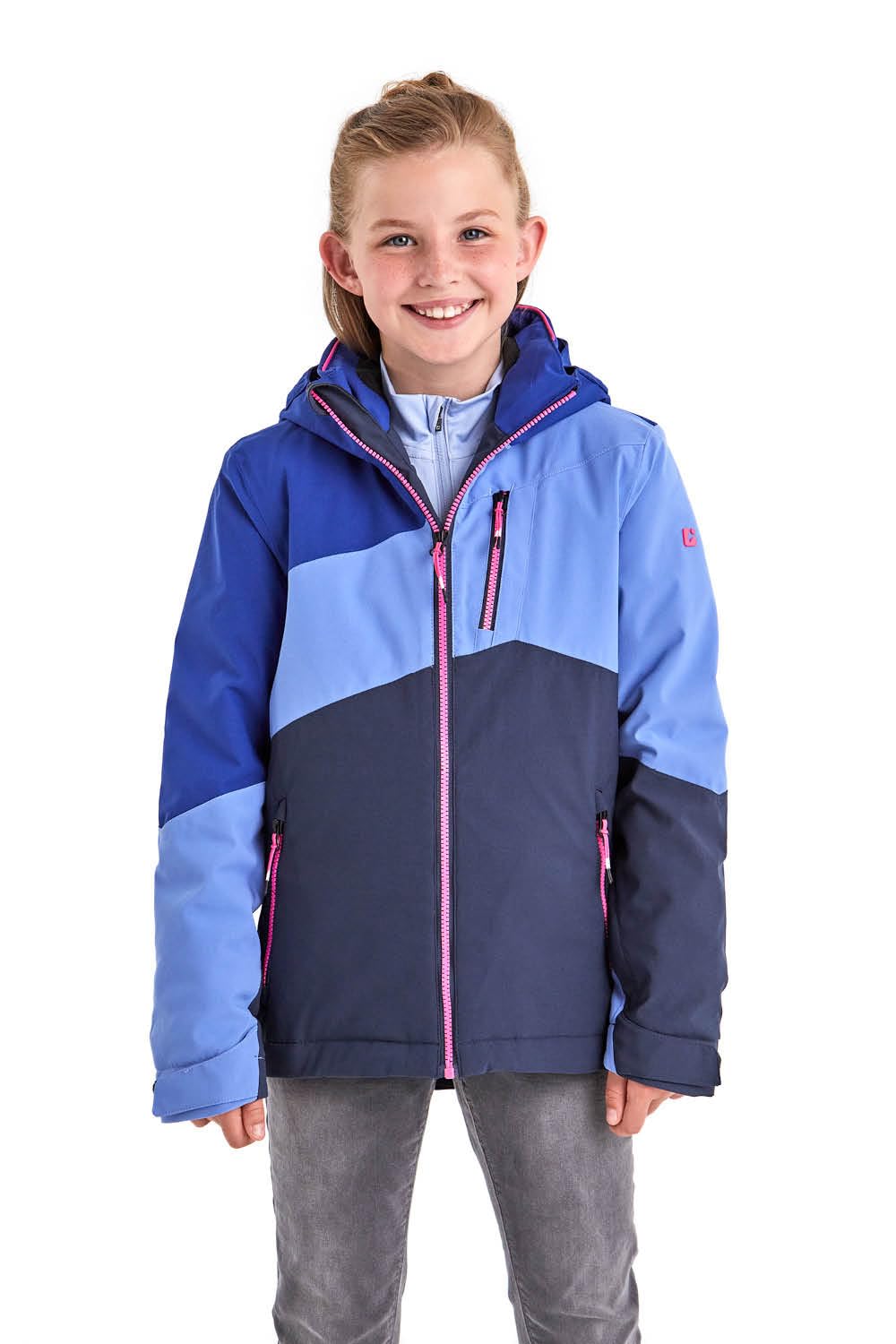 Killtec Mädchen Ksw 166 Grls Ski Jckt Skijacke/Funktionsjacke mit abzippbarer Kapuze und Schneefang