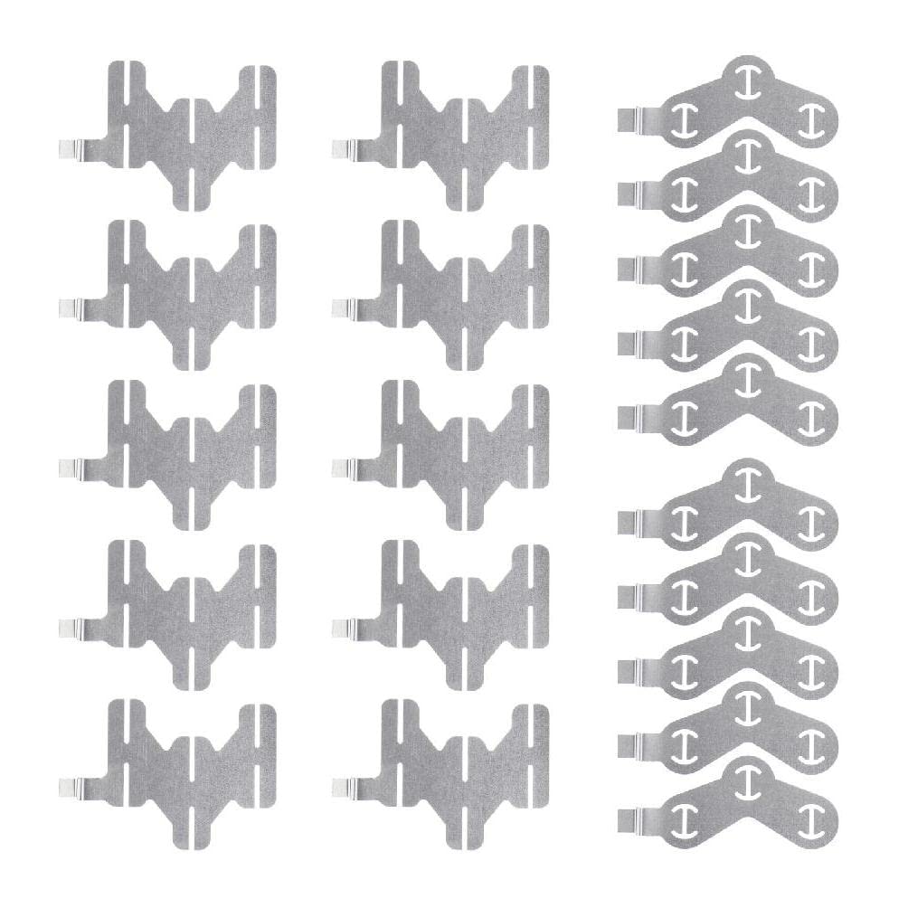 10Pcs 18650 Battery Nickel Sheet Polygonal Battery Nickel Sheet For Spot Welding Machine Batteries Connection Sheets Nickel Strips For Battery Welding 18650