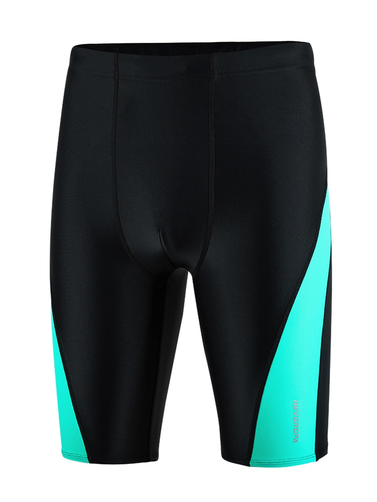 DEVOROPA Boys Swim Jammers Youth Competitive Swim Team Trunks Racing Swimsuit Athletic Swimming Shorts Slim/Standard/Husky