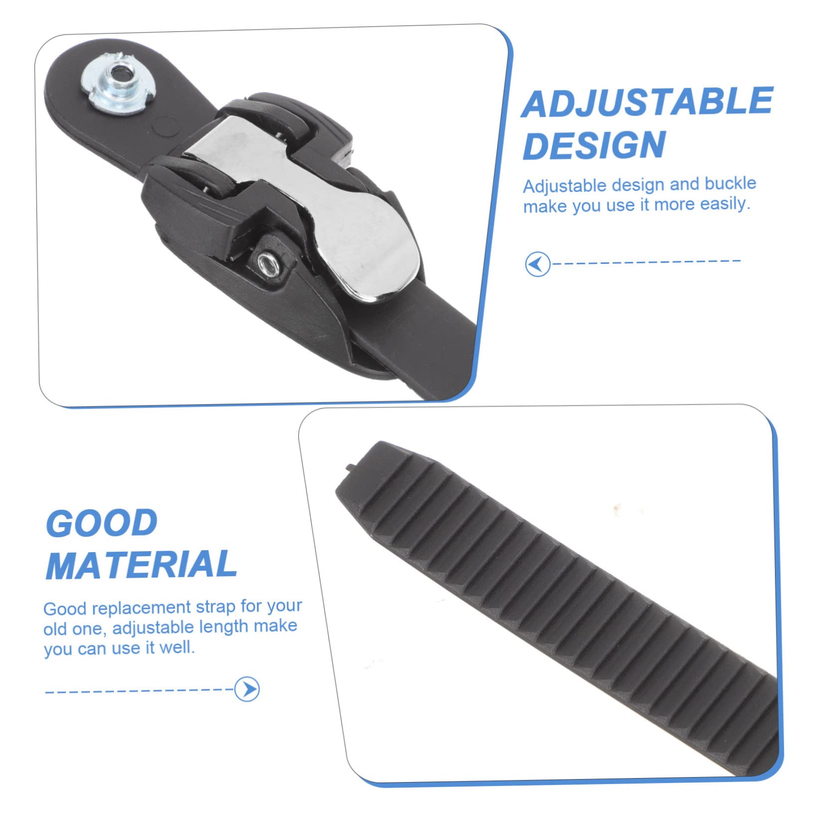 Abaodam 3pcs Roller Skates Clasp Strap Ice Skates Buckle Strap for Secure Fit Durable Material Skating Equipment Accessories for Roller and Ice Skating