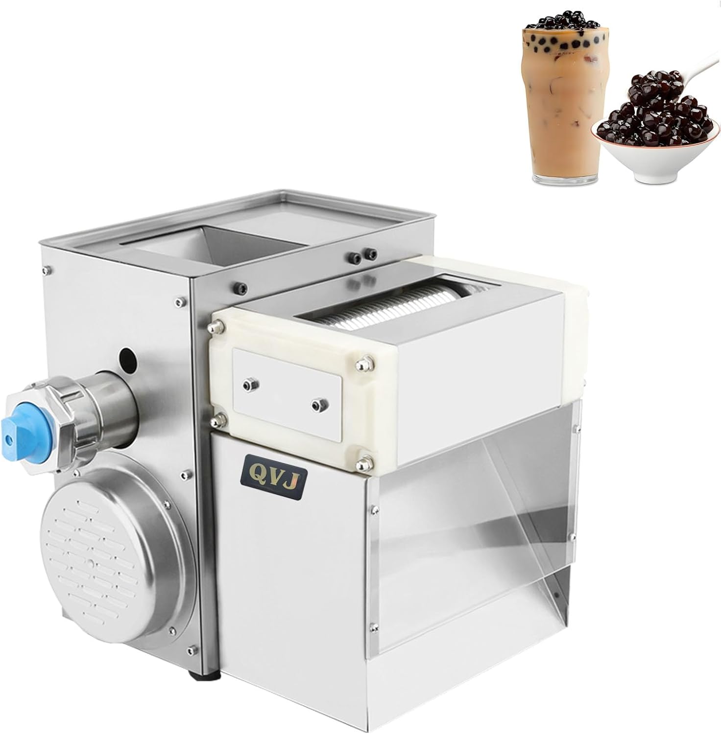 Taro Ball Cassava Ball Maker, Commercial Popping Boba Machine, Pearl Making Machine, Making 3-12mm Various Pellets, for Milk Tea Shop, Dessert Shop (6mm)