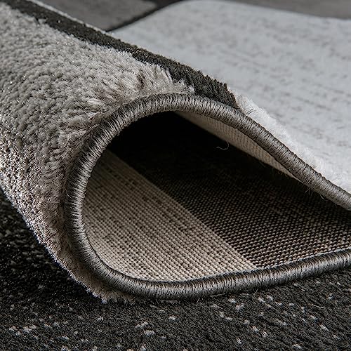 Tapete contemporáneo Rugshop 7'10" x 10'2" gris miniatura 4