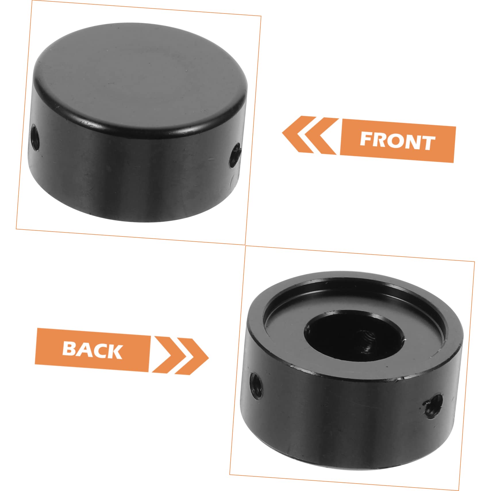 ibasenice 3 Sets Guitar Effects Footswitch Toppers Aluminum Guitar Effect Caps Pedal Toppers