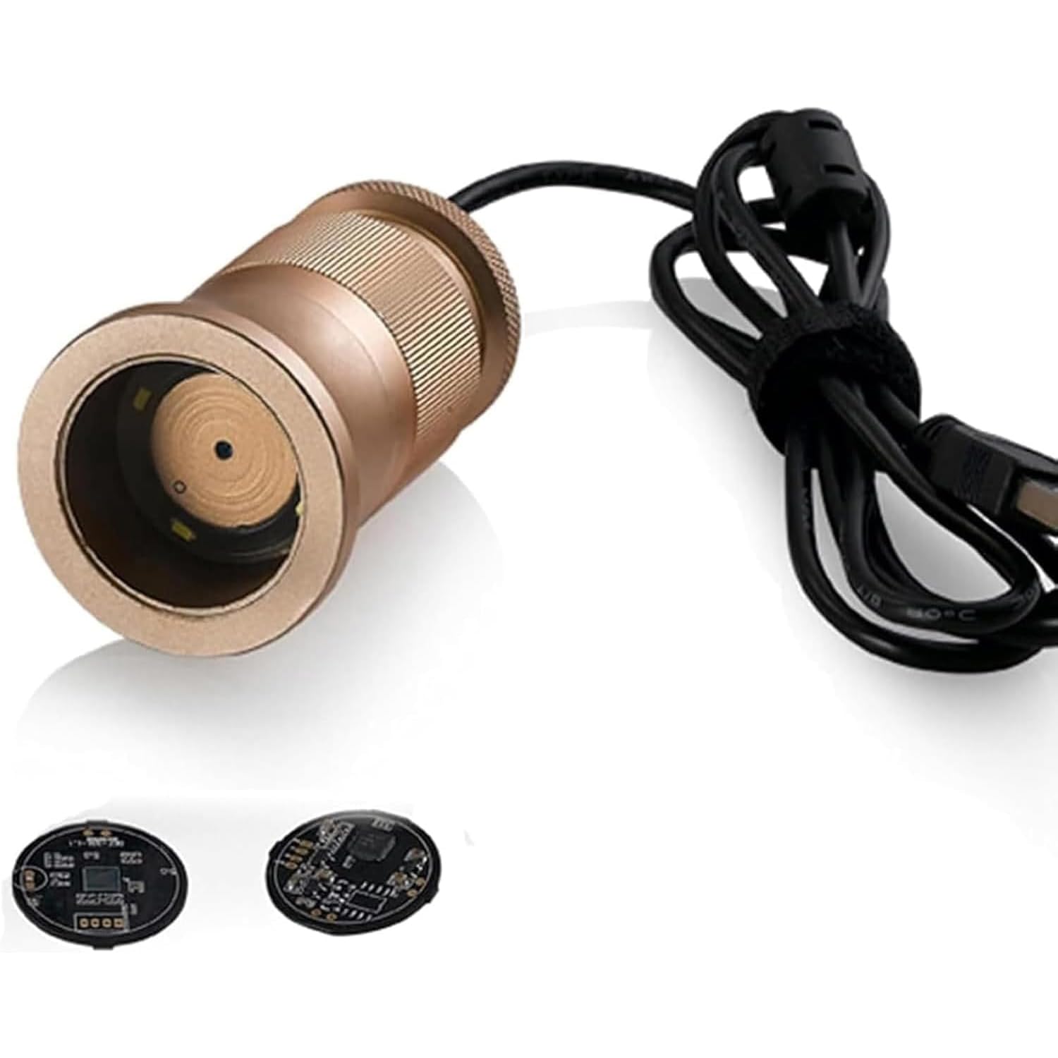 Lustro do analizy gęstości tkaniny, cyfrowy tester gęstości 50-200x, ze światłem LED, ręczne ustawianie ostrości, przenośny, do szybkiego testowania tkanin