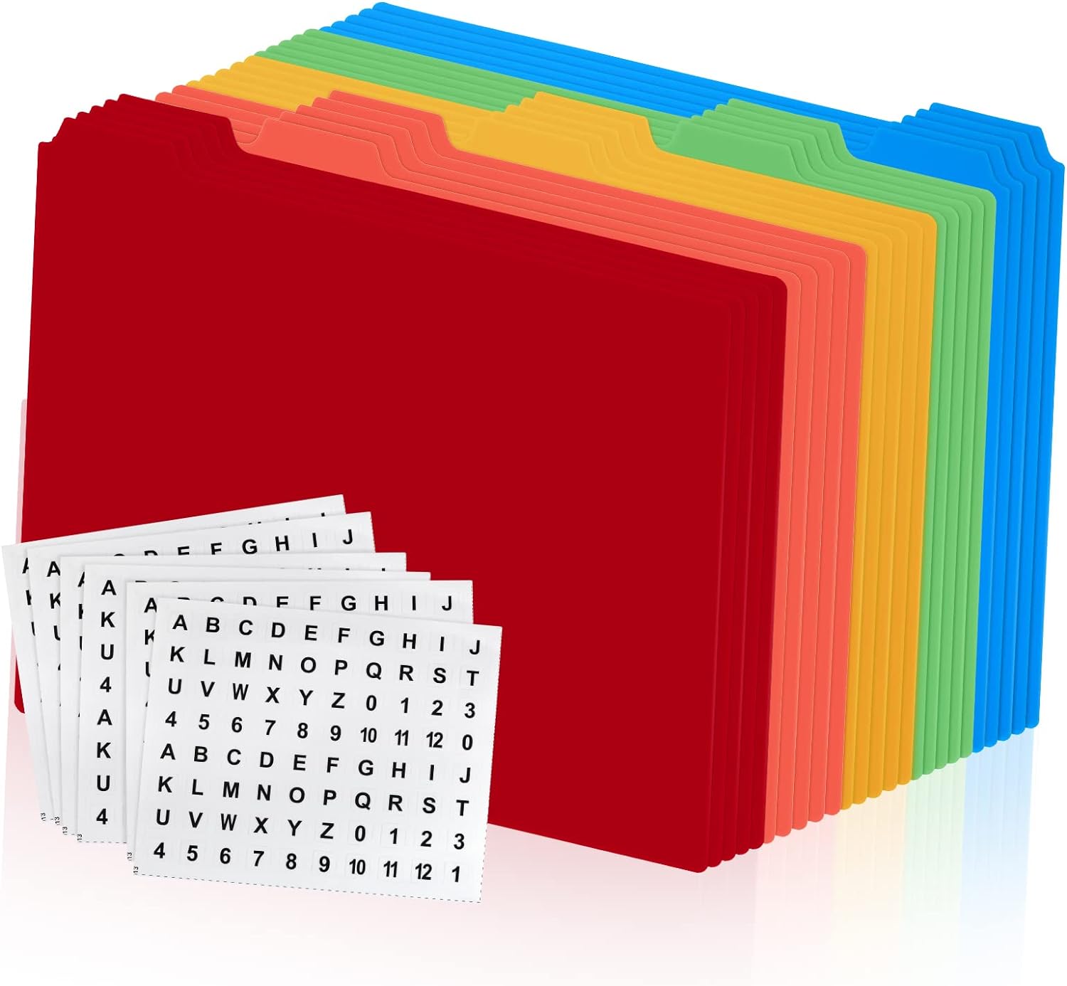 25 Pieces Alphabet File Dividers for File AZ File