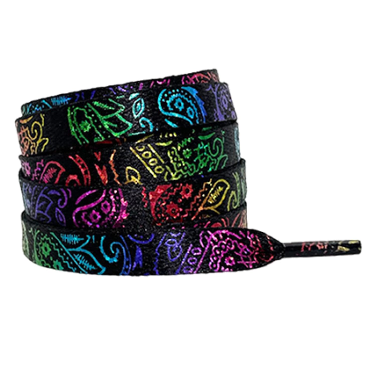 UHYARE Colorful Flat Shoe Laces for Sneakers, Sneakers Shoelaces,Athletic Shoelaces,Leisure Shoe Laces