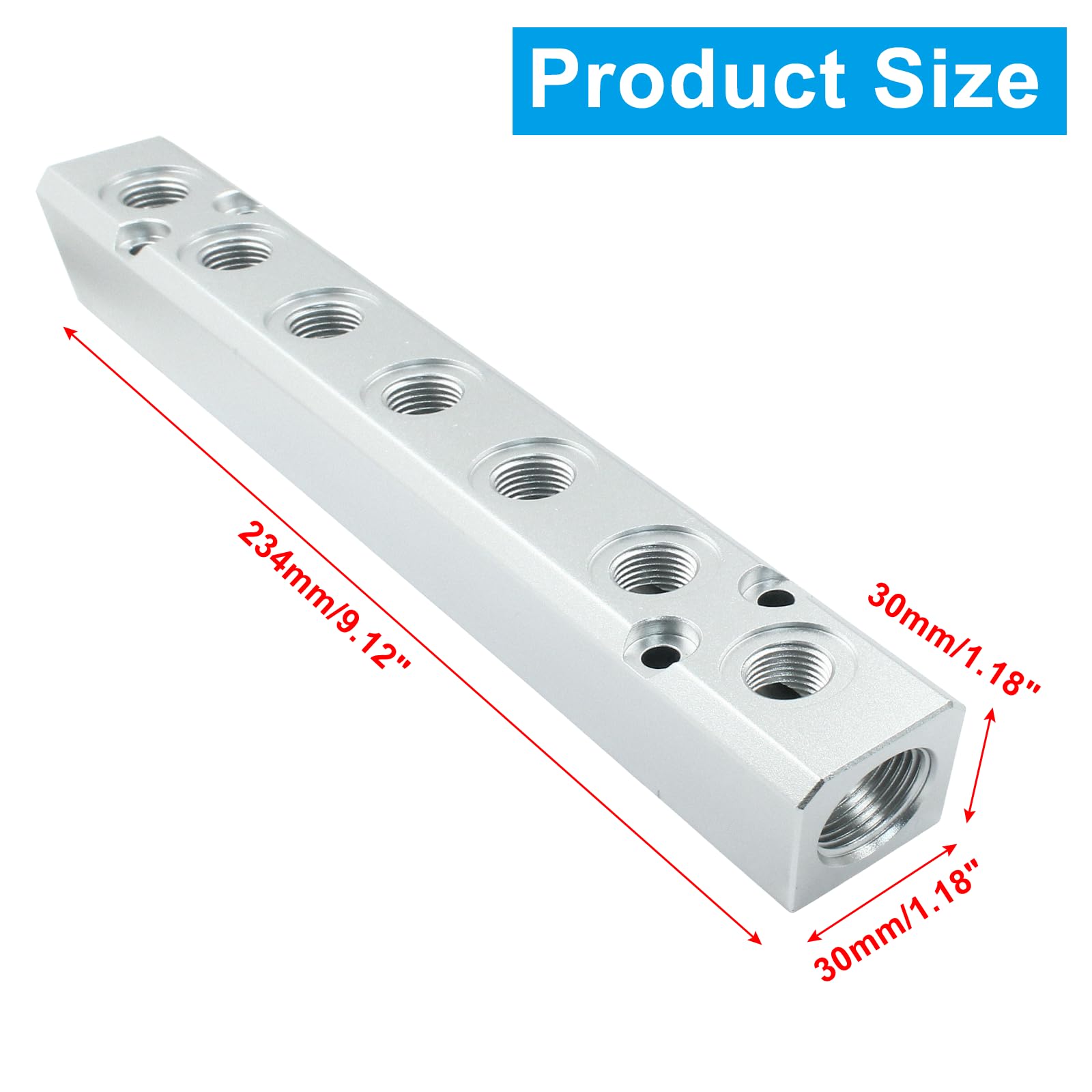 Manifold, Cast 4 NPT Port (3/4