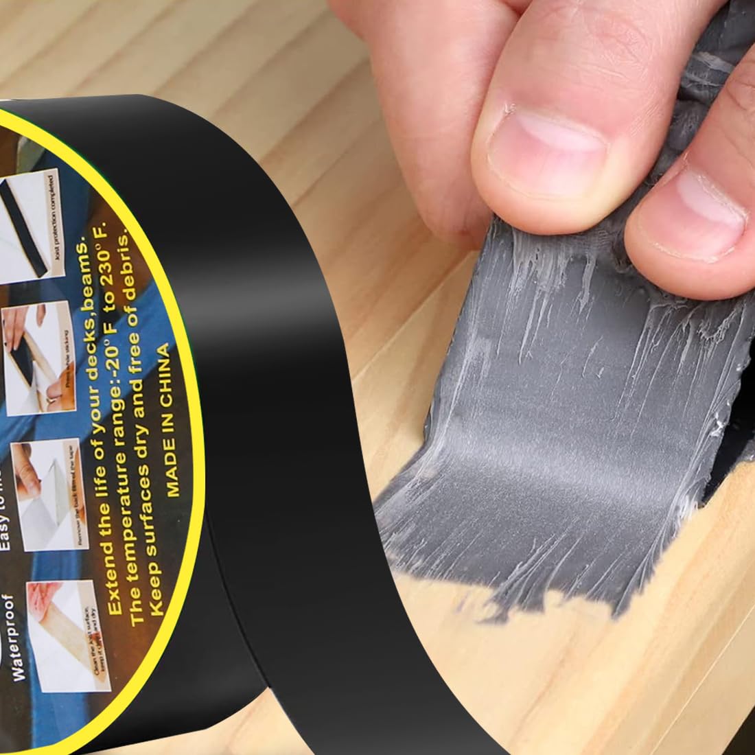 Jackon Nastro Sigillante Con Centro Gommato, 10 Metri, Adatto Per Aree - Foto 2