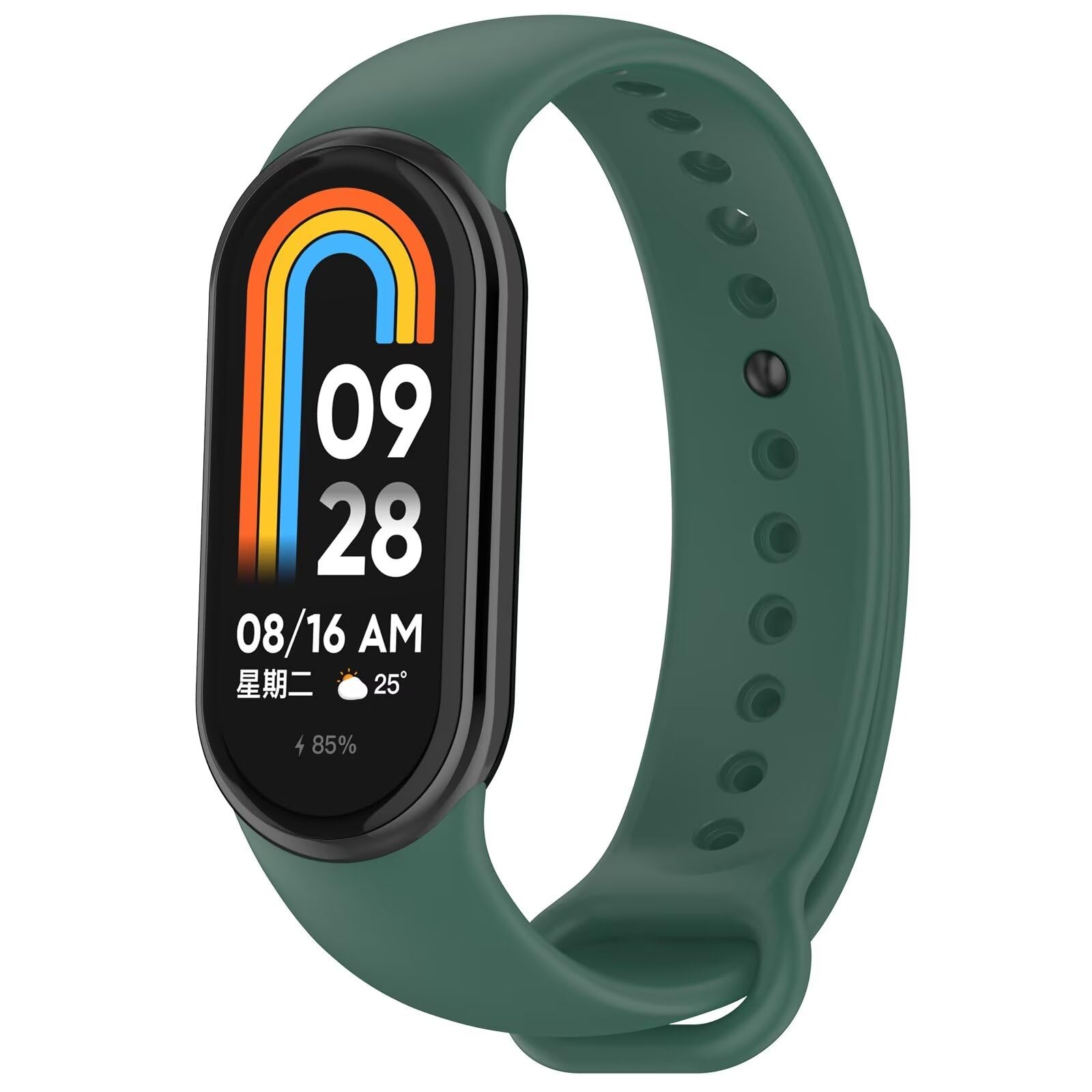 BAIDIYU Strap Compatible with Xiaomi Smart Band 8 NFC, Durable, TPU Soft, Breathable, Watch Strap Compatible with Xiaomi Smart Band 8 NFC.
