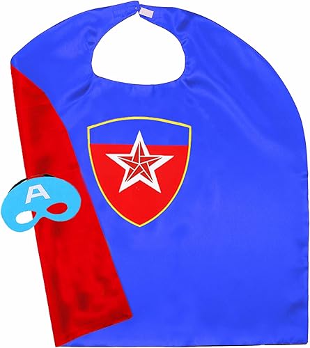 Miniatura 3 de Capas y máscara de superhéroe para niños, disfraces de superhéroe para niños, juguetes de superhéroes para niños, capa de superhéroe, disfraz,