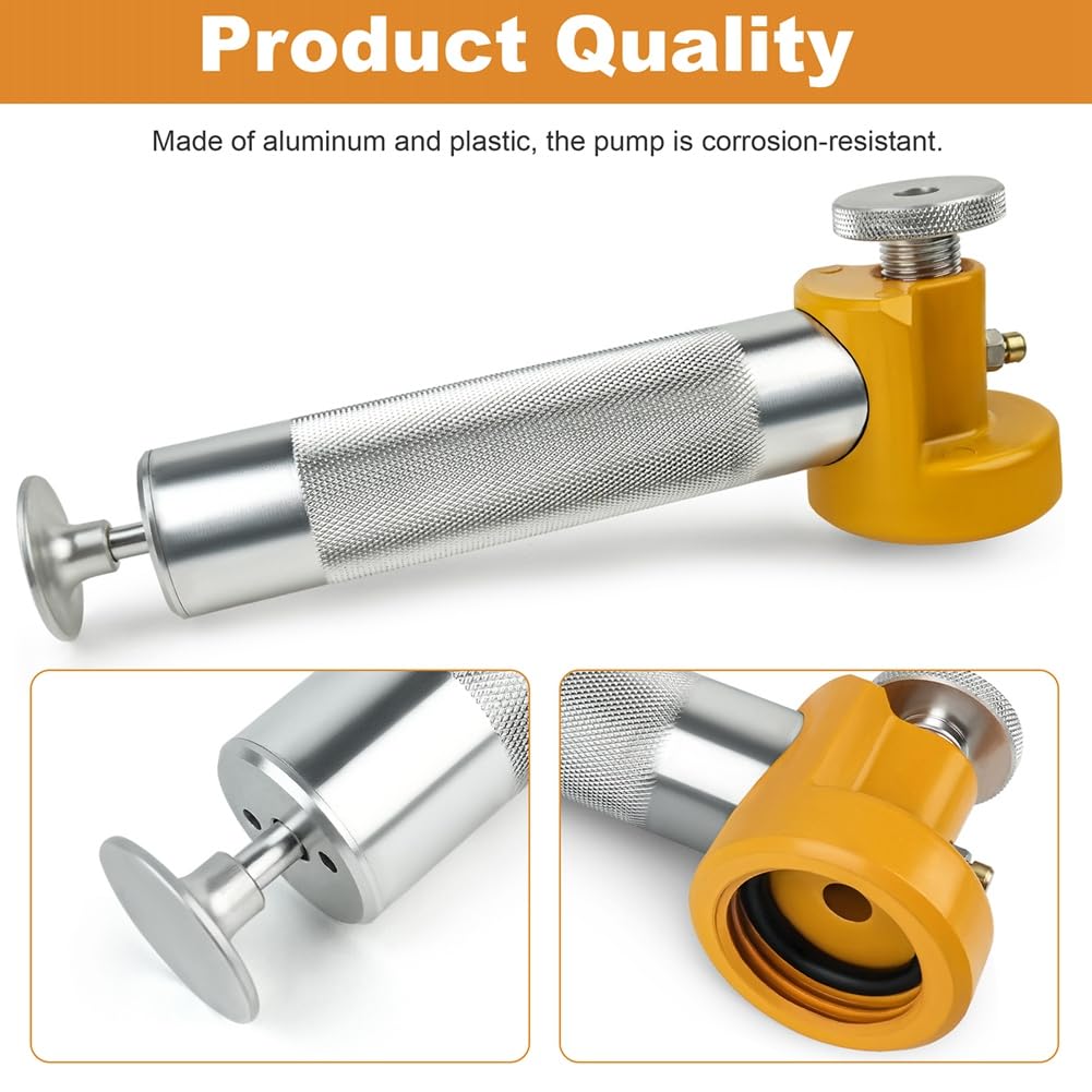 Bomba de Vacío Universal para Muestreo de Aceite con Válvula de Liberación para Mangueras de 5/16″, 1/4″ y 3/16″