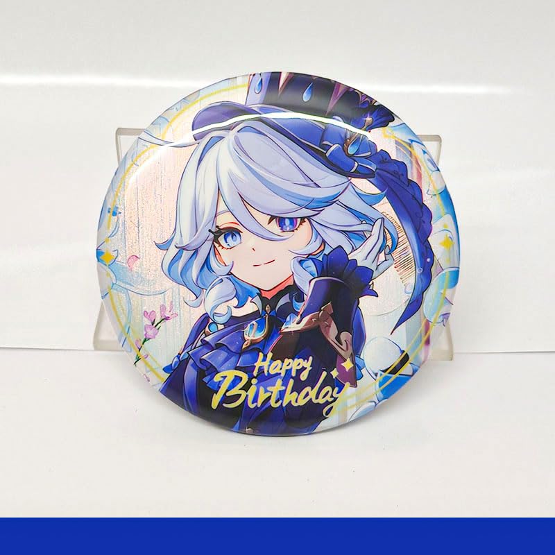 Amazon.co.jp: 原神 フリーナ 誕生日 缶バッジ＆LOMOカード 2点