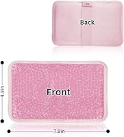 Vista 4 de Juego de compresas de gel, compresas de hielo reutilizables para dolor, hinchazón, lesiones de rodilla, hombro, pie, espalda, tobillo, cuello, codo