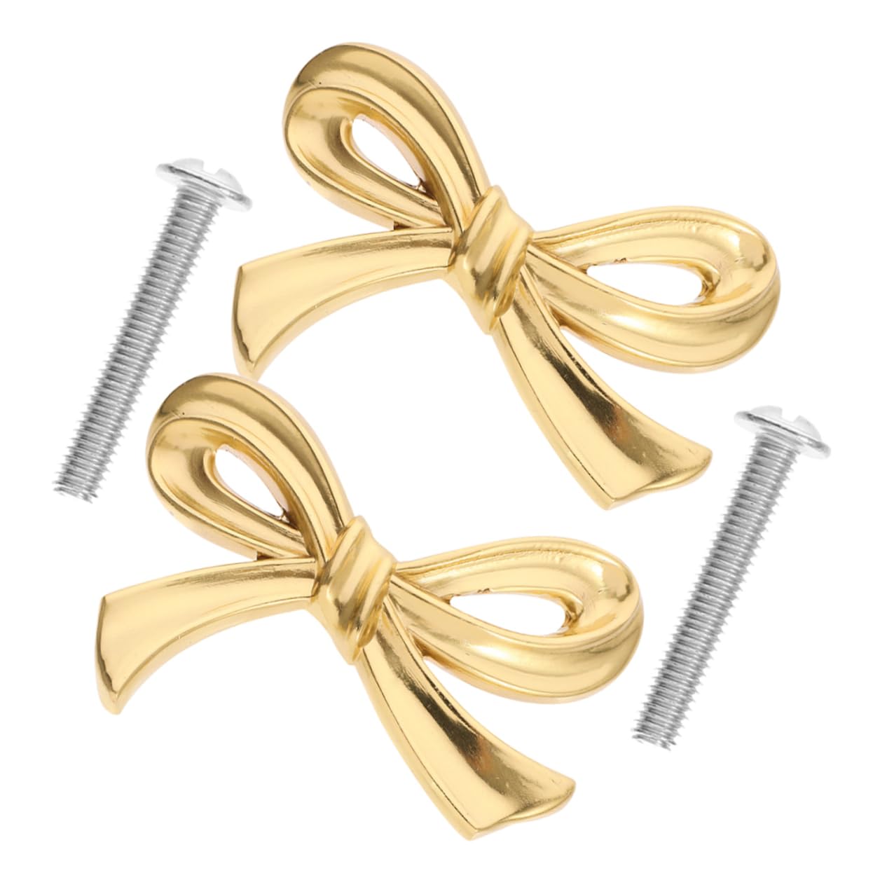Artibetter 5 Set Pomelli Per Cassetti Pomelli Per Mobili Pomelli Per Porte in Ottone Con Fiocco Pomelli Decorativi Per Guardaroba Facile Installazione 2 Pezzi * 5