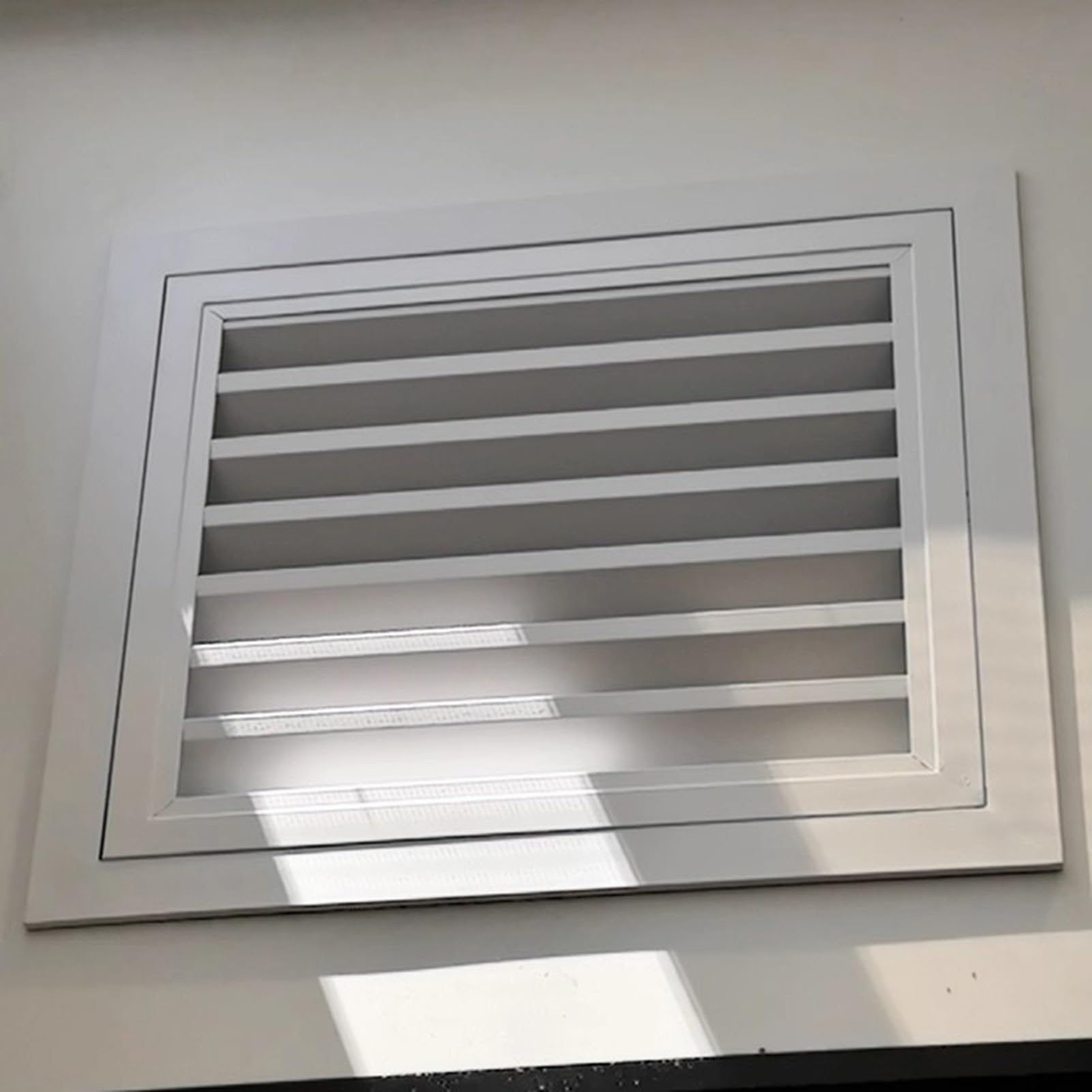 23x23", 24x24" Ventilation Wall Hole Cover Plate, Ceiling/Wall Attic Access Door, Louvered Inspection Panel, Revision Grille Mesh Covers(24x24in/61x61cm)