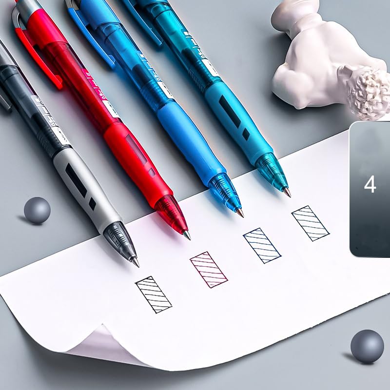 Bolígrafos Roller Retráctiles Gel 10 Pzas Punta 0.5 mm miniatura 7