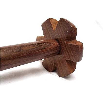 Desert Crafts Sheesham Wooden Mixer Hand Blender | mathani | Butter Milk lassi Maker | ghotni | mathani | ravai churner ( Sheesham Whisks 13 inch )