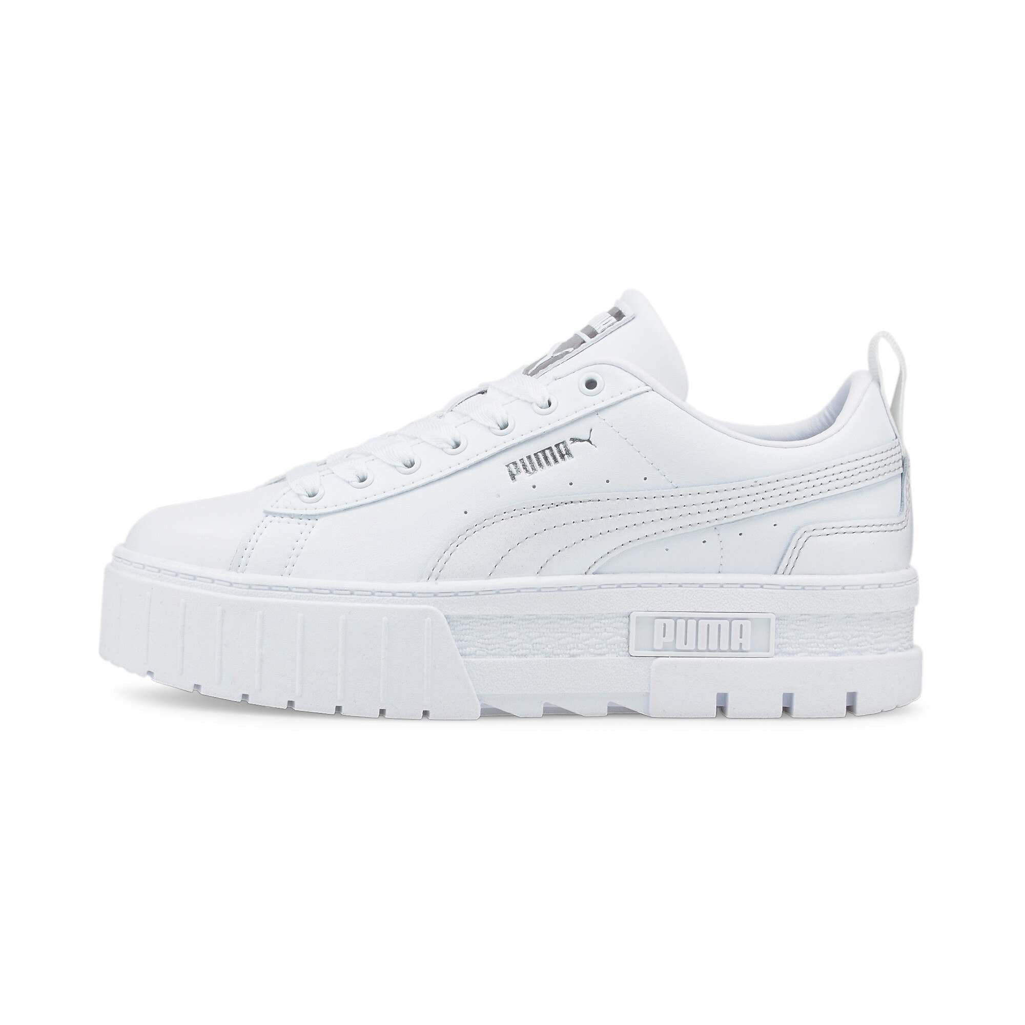 Puma Mayze LTH WN's Sneaker für Damen, Puma weiß, 3 UK Narrow