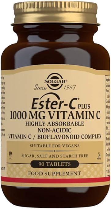 Solgar Ester-C Plus 1000 mg - 90 tabletten : Amazon.nl: Gezondheid \u0026  persoonlijke verzorging