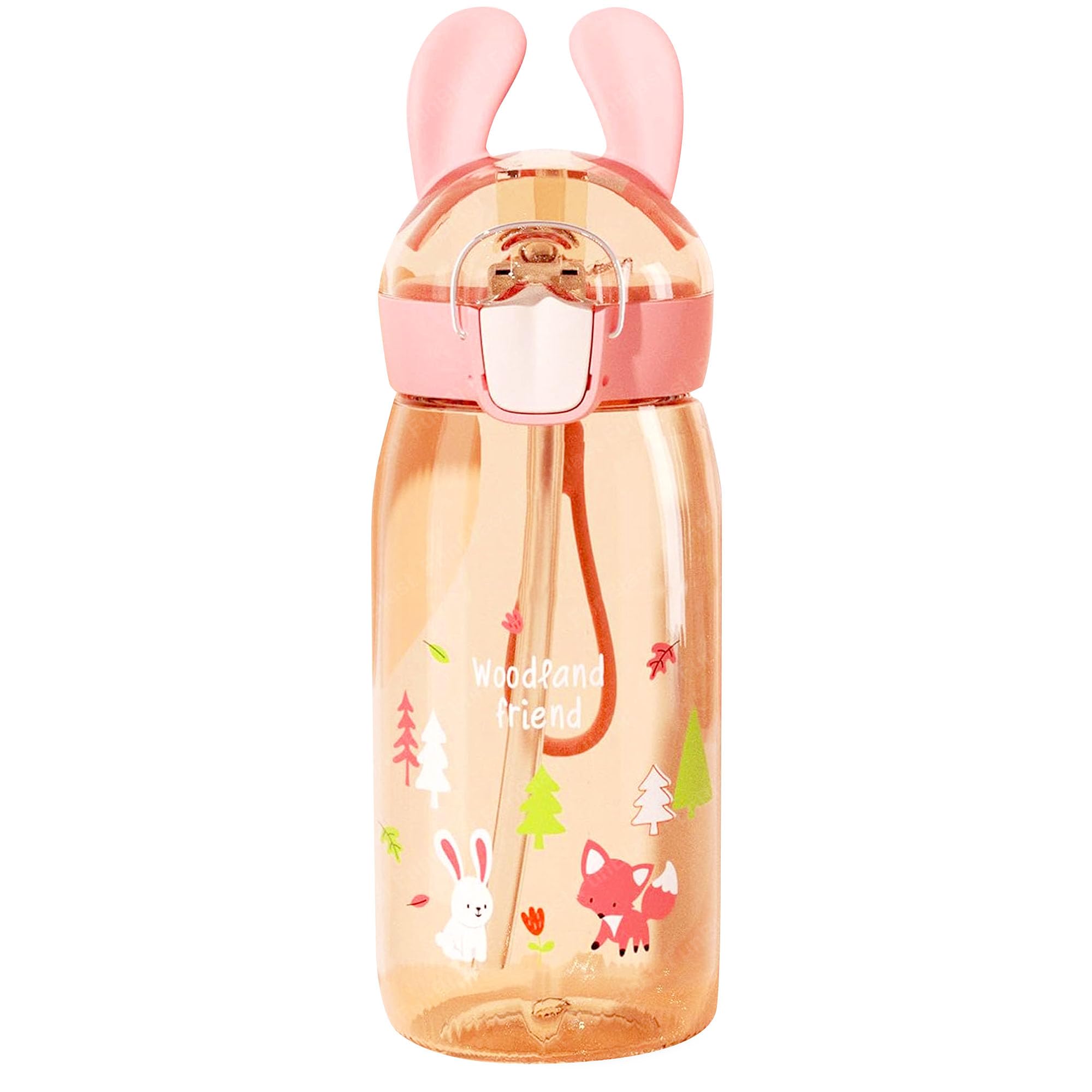 FunBlast Tritan Water Bottle For Kids, Cute Design Water Bottle With Sipper, Sipper Bottle For Kids -Anti-Leak Kids Cartoon Water Bottle For Kids - 550 Ml (Rabbit) (B09QGRWW4Z) Amazon Price History, Amazon Price Tracker