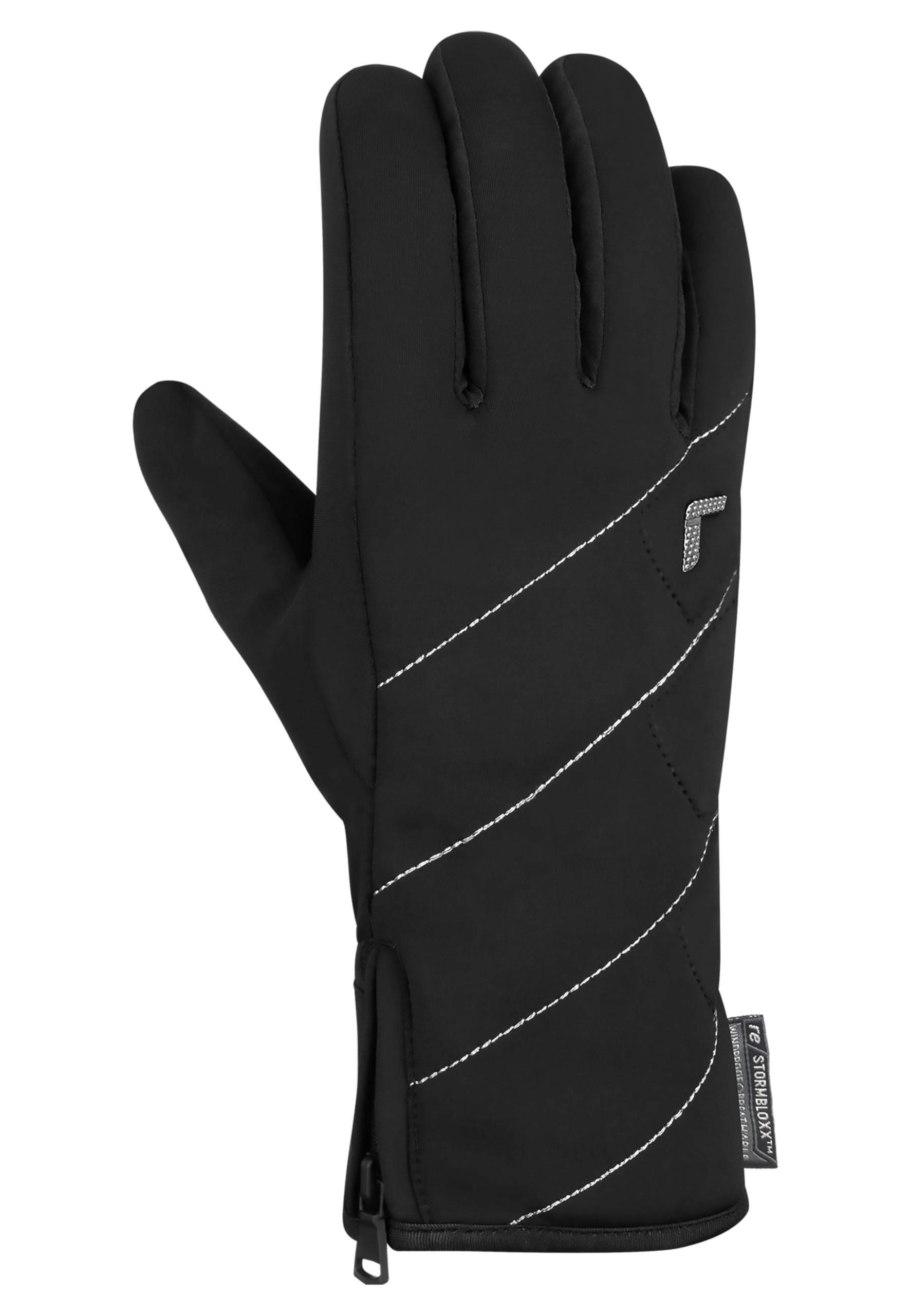 Reusch Loredana Stormbloxx™ Touch-TEC bardzo ciepłe, wiatroszczelne i wodoodporne rękawice wielofunkcyjne, rękawice outdoorowe dla kobiet, kompatybilne z ekranem dotykowym, do obsługi telefonu