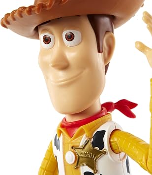 Mattel Disney Pixar Toy Story Action Figure, Posable Woody Collectible Toy in Signature Sheriiff Look with Removable Hat, 9.2-inch
