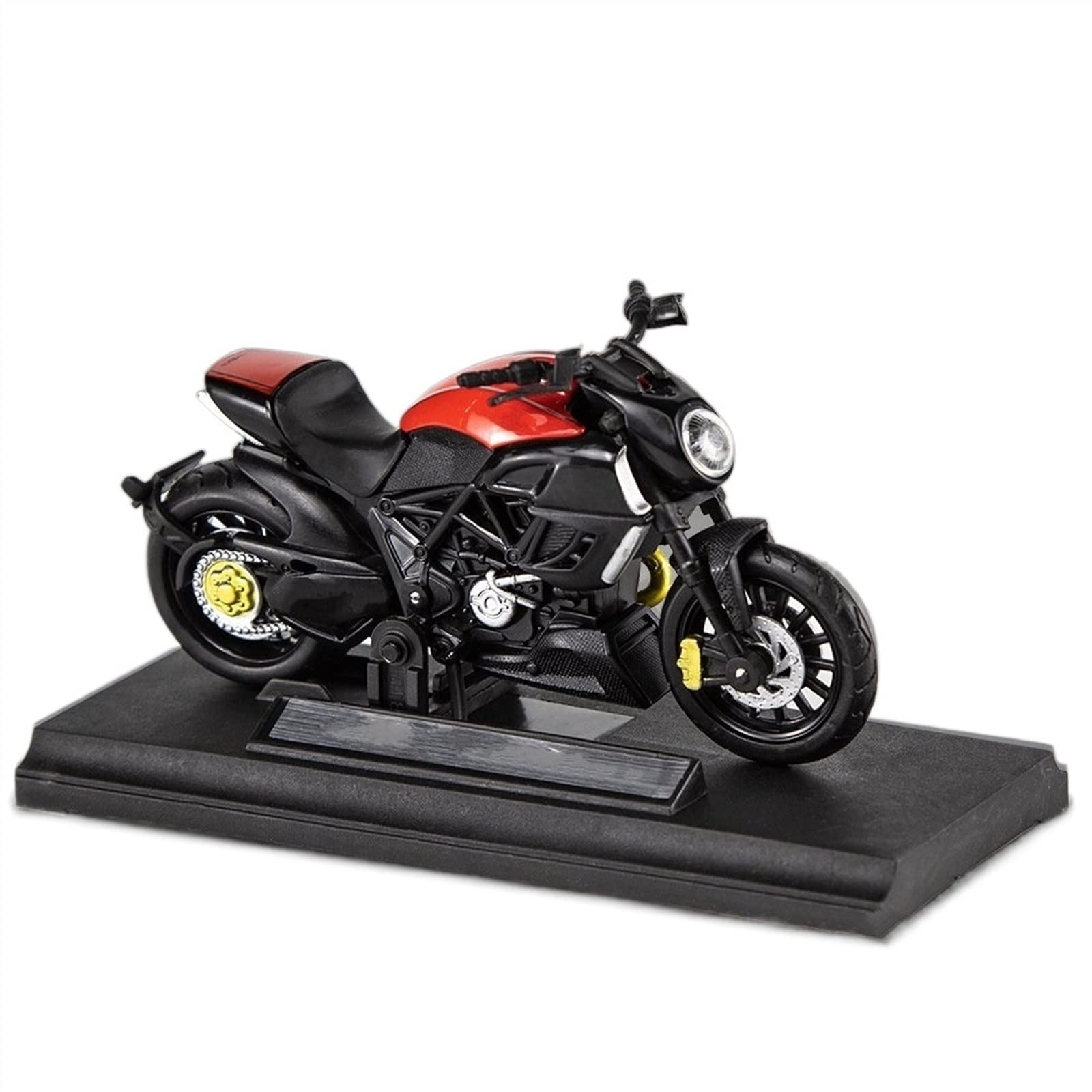 SEYXF Motorbike Toy for Ducati for Devil Alloy Motorcycle Model Diecast Toys for Boys Birthday Gift 1/18 Scale