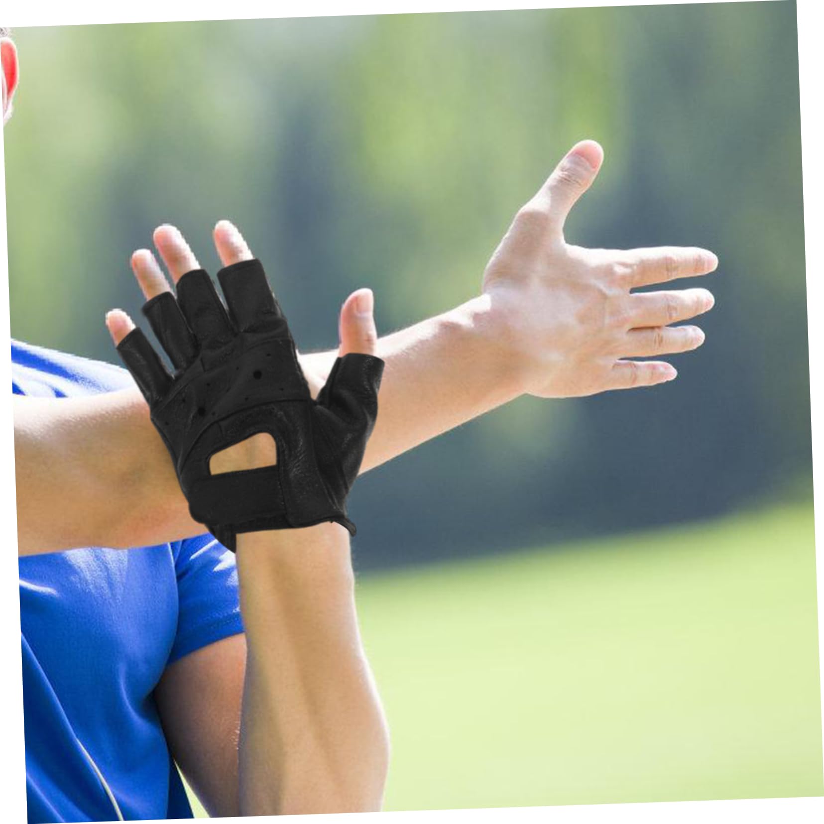 Toddmomy 3 Pares Guantes de Gimnasio para Hombres Guantes de Entrenamiento de Dedo Transpirables y Cómodos para Fitness para Levantamiento Actividades