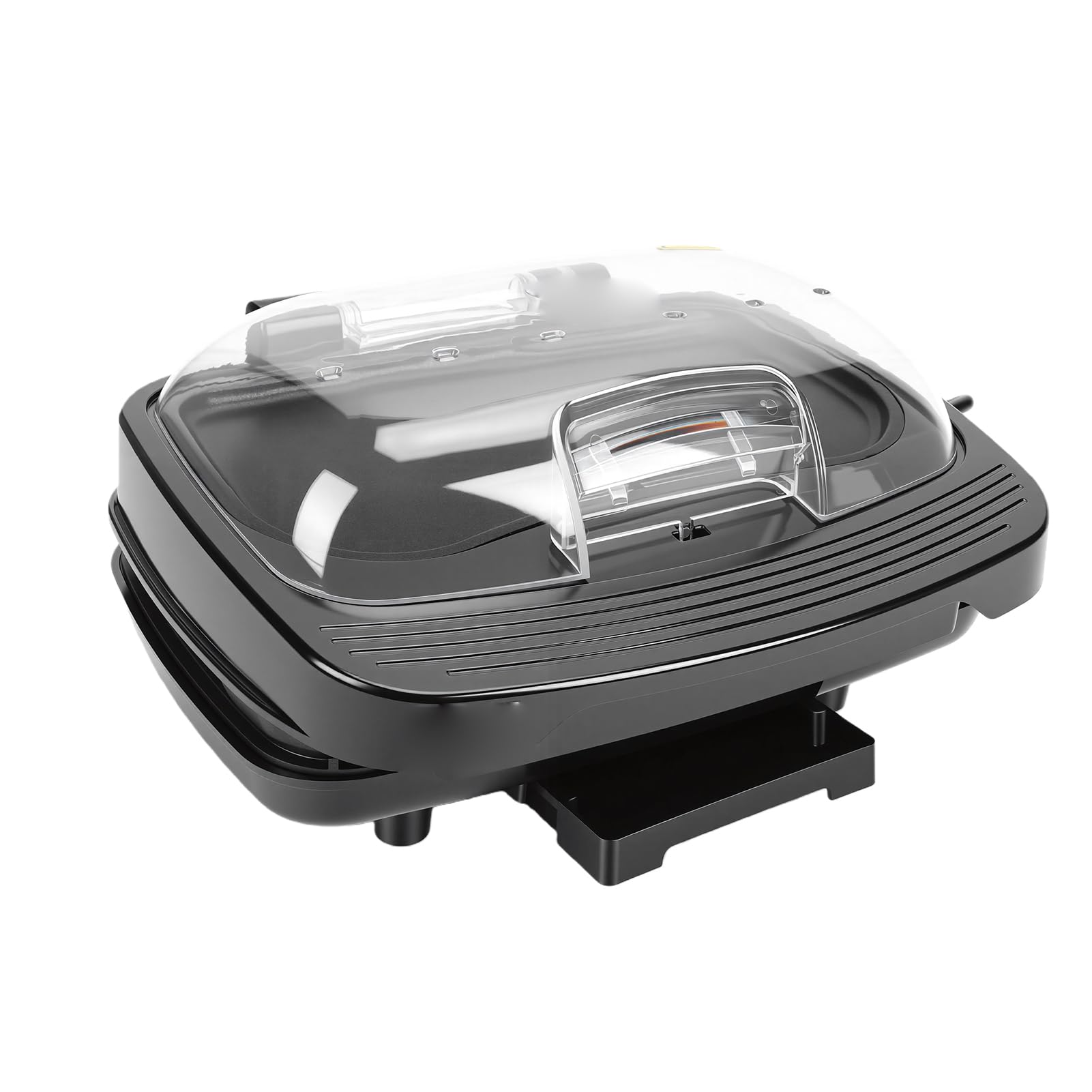 Haofy Griglia Elettrica Per Hamburger Maker 1000W Doppio Strato Antiaderente con Filtro Antiodore - Pressa Per Hamburger Cuoce 2 Contemporaneamente Per Appartamenti Colazione Facile da Pulire (Spina