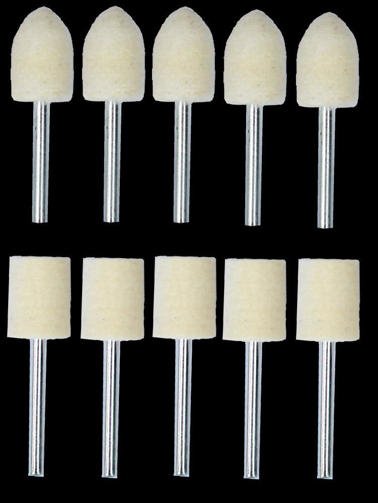 Felt Polishing Pad & Wheel,Point & Mandrel Kit For Dremel Rotary tools