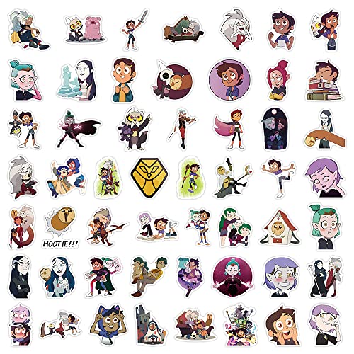 The owl House Stickers Pack Aesthetic The Vinyl Movie Colorful Waterproof for Water Bottle Laptop Bumper Car Bike Luggage Guitar Skateboard 50pcs … - Image 3