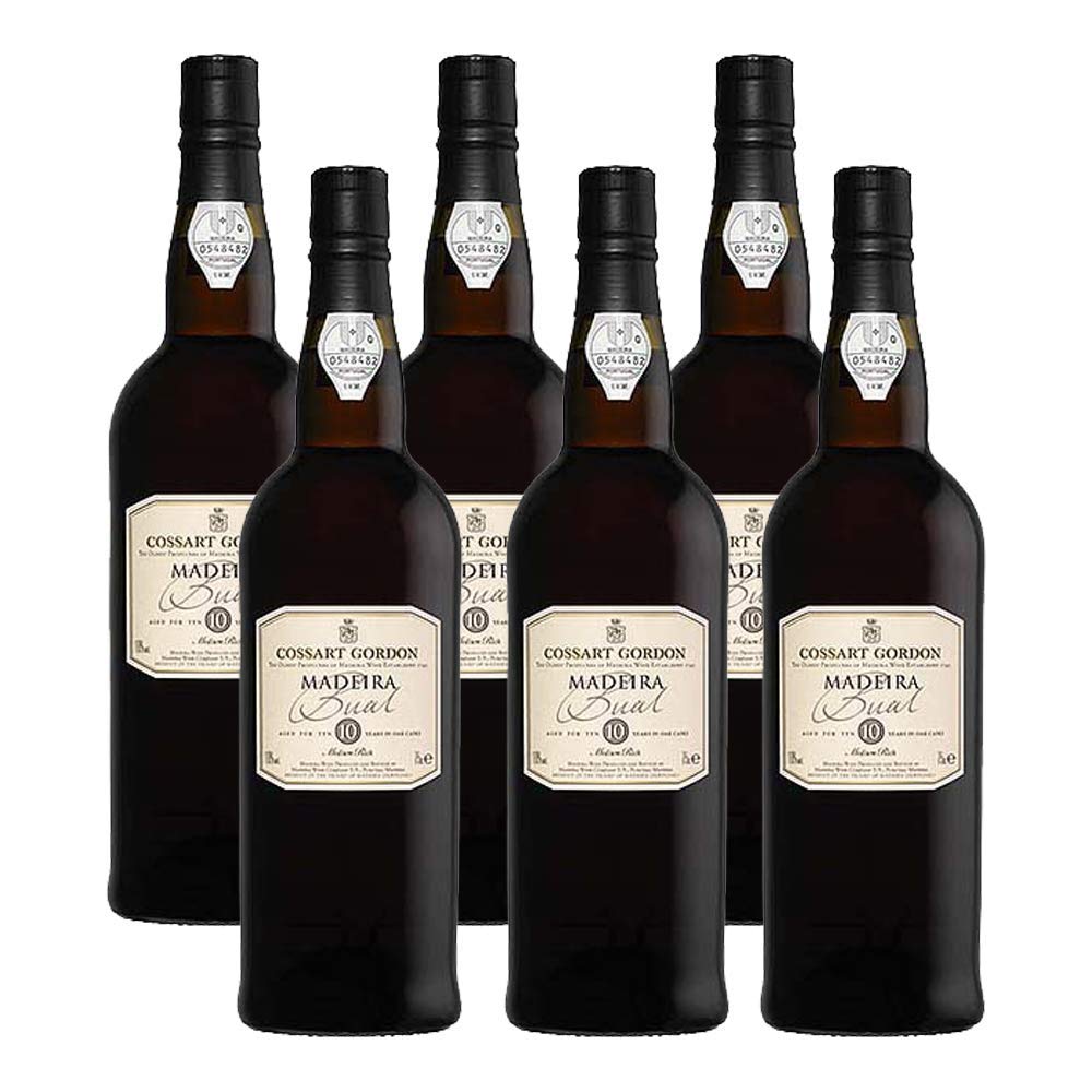 Madeirawein Cossart Gordon Bual 10 Years - Dessertwein - 6 Flaschen