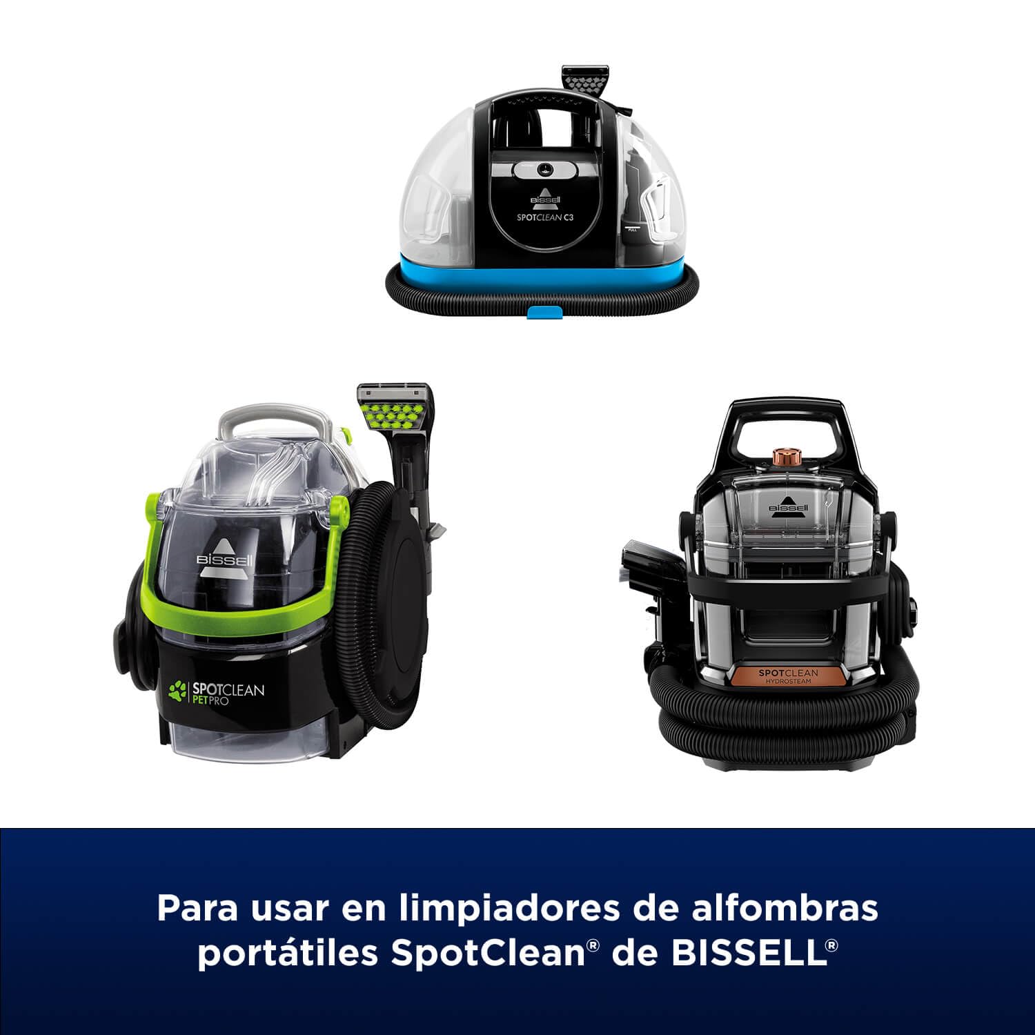 BISSELL® Spot & Stain Pet Pro Oxy | Soluzione per la pulizia per lava-moquette portatili BISSELL® SpotClean | Per l'utilizzo su moquette, tappezzeria, tappetini e interni auto | 20343