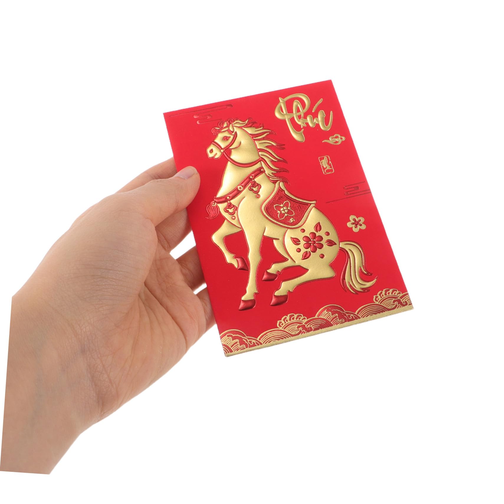 DOITOOL 360piezas Sobres Rojos Creativos Año Del Caballo Suerte Regalos Festival De Chino Sobres Tradicionales Dinero Boda
