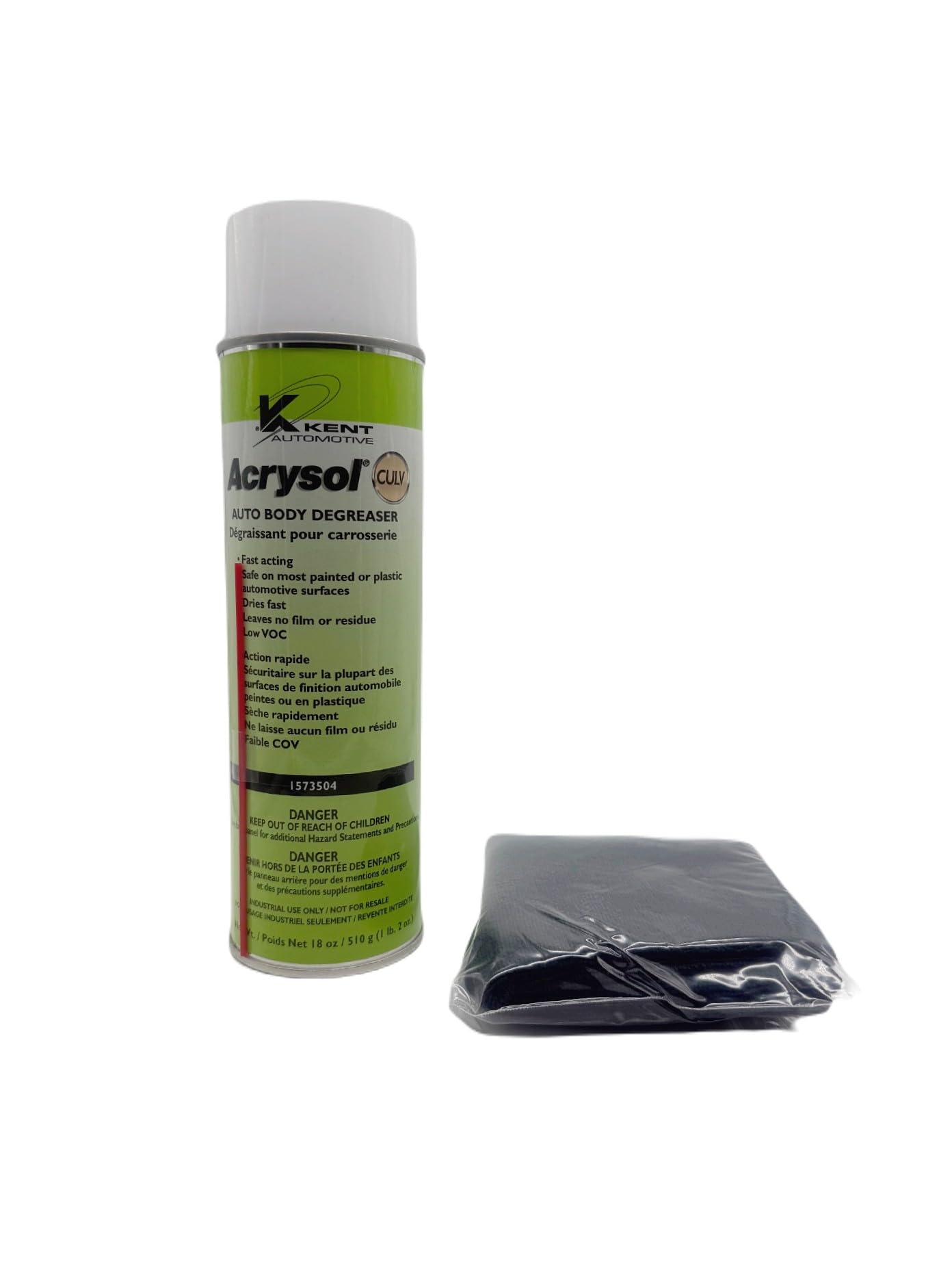 Kent Acrysol -CULV Auto Body Degreaser 18 oz with Microfiber Towel