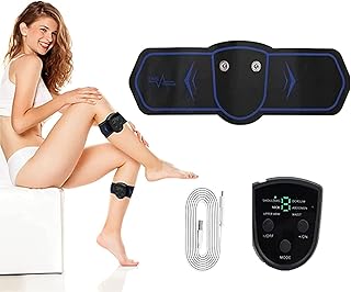 ZELLUX Microcurrent EMS Mini Massage Device, Neverskip EMS Microcurrent Leg Booster, Portable EMS Lymphatic Relief Neck Massage, for Neck Arms Back Shoulders Foot Waist Legs