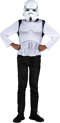 Miniatura 2 de Jazwares The Mandalorian - Juego de cajas de disfraces oficiales para niños, camisetas de disfraz y máscaras moldeadas de The Mandalorian, Boba Fett