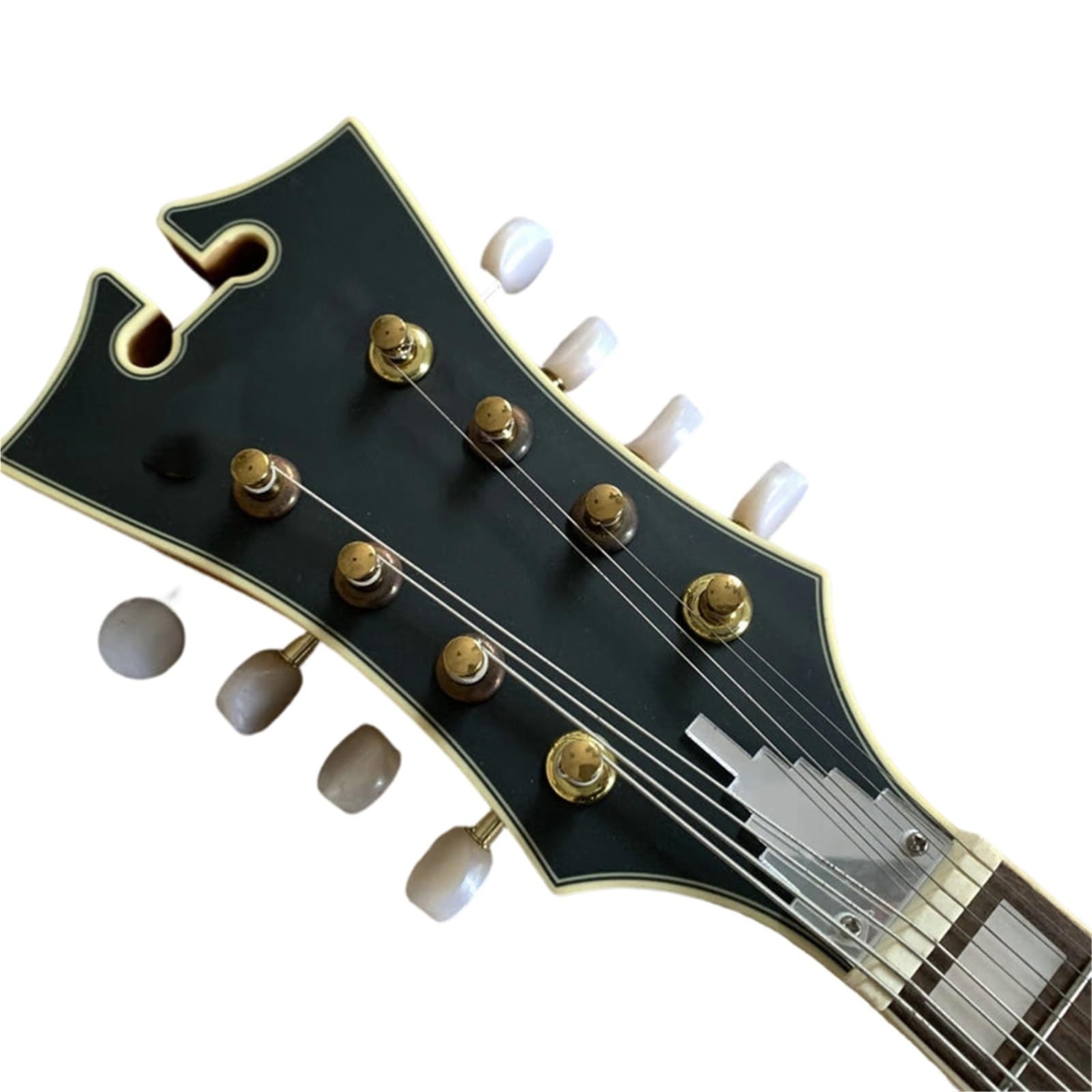 Akustische Mandoline-Gitarre Aus Massiver Fichte Und Ahorn 28 Zoll Natürliche Holzfarbe Mandolinen Für Anfänger