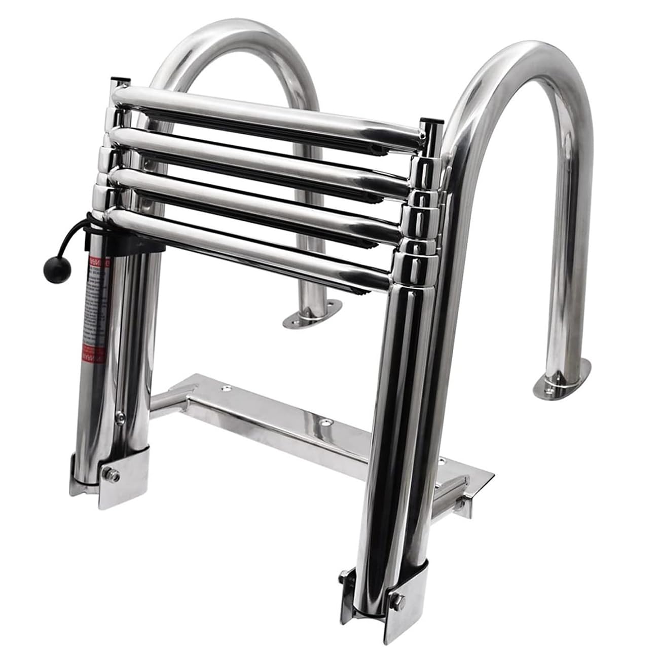 Scaletta Da Bagno Scaletta Telescopica Per Piscina Barche, Barche Scalette Pieghevoli Nuoto, Ponte Yacht Galleggiante in Acciaio Inox Con Pedale Antiscivolo/Barca