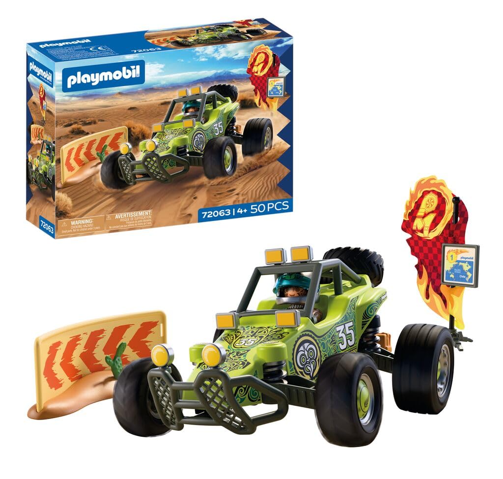 Playmobil | Cars | Offroad Buggy | Desert buggy with suspension and spare wheel | toy car for ages 4 and up | 72063