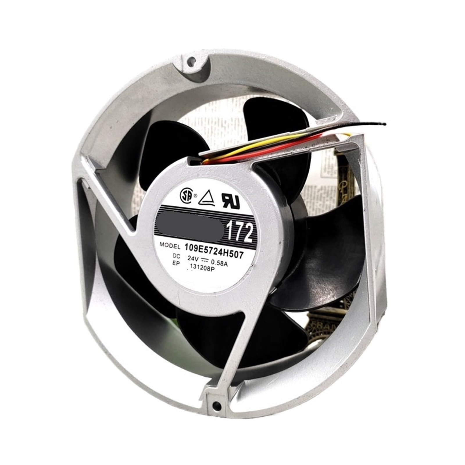 YMUGUEGH 109E5724H507 DC 24V 0.58A 17251 17CM 172 * 150 * 51mm 3-Wire Cooling Fan