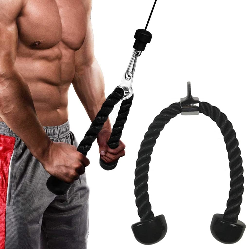 Uchwyty na siłownię opaski na kostkę Tricep liny karabinki zestaw domowy kabel siłownia akcesoria sprzęt do ćwiczeń