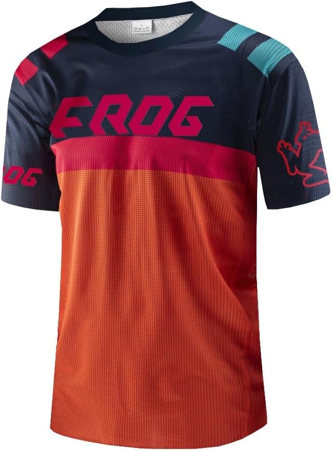 Downhill MTB Jersey Mens Short Sleeve Tops Rage Cycling/Motocross Shirt