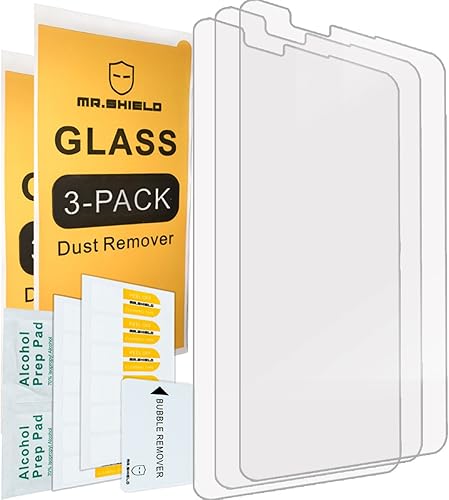 Miniatura 2 de Mr.Shield Paquete de 3 Protector de pantalla diseñado para LG G Stylo 2  LG Stylo 2 vidrio templado con repuesto de por vida