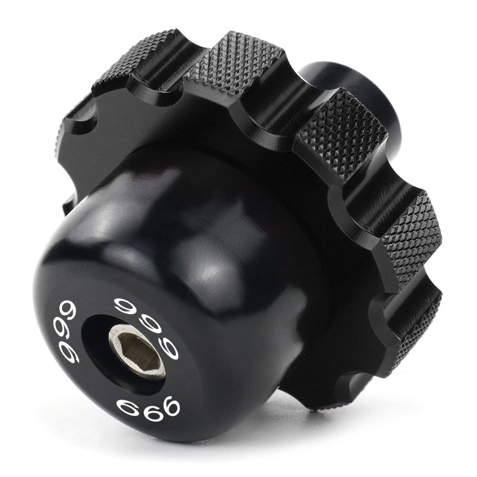 Dskgjes Black 999 Logo Fit For Ducati 748 848 916 996 Multistrada 1200/S Monster Scrambler Streetfighter 848/1098/S Motorcycle Throttle Lock Cruise Control(Black 999 Logo)