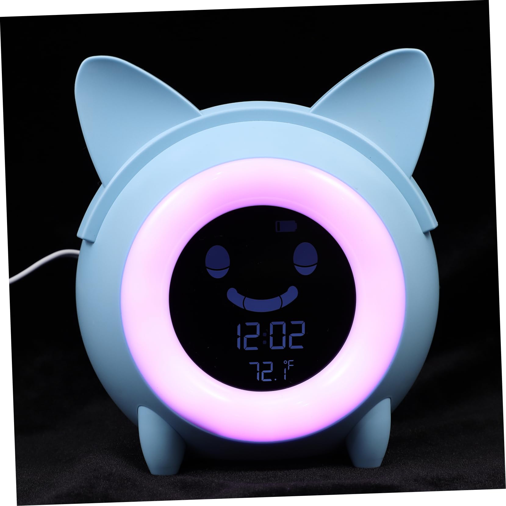 IMIKEYA Reloj Despertador Digital Creativo para Luz Nocturna Niños