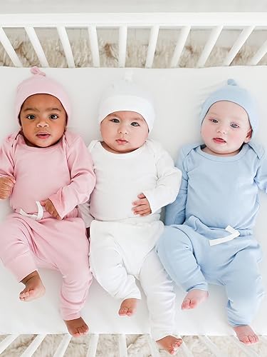 Miniatura 3 de Pickle & Pumpkin Body para bebé 100% algodón orgánico Mameluco de manga larga para bebé con mitones Ropa para bebés pequeños y recién nacidos