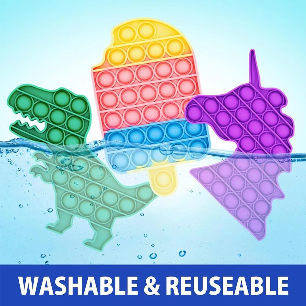 50 Pcs Fidget Sensory Toys Playset | Fidgets for Classroom | Party Favors for Kids | Treasure Box Toys for Classroom Prizes | goodie bags stuffers for kids | For Boys & Girls (autism and non-autism)